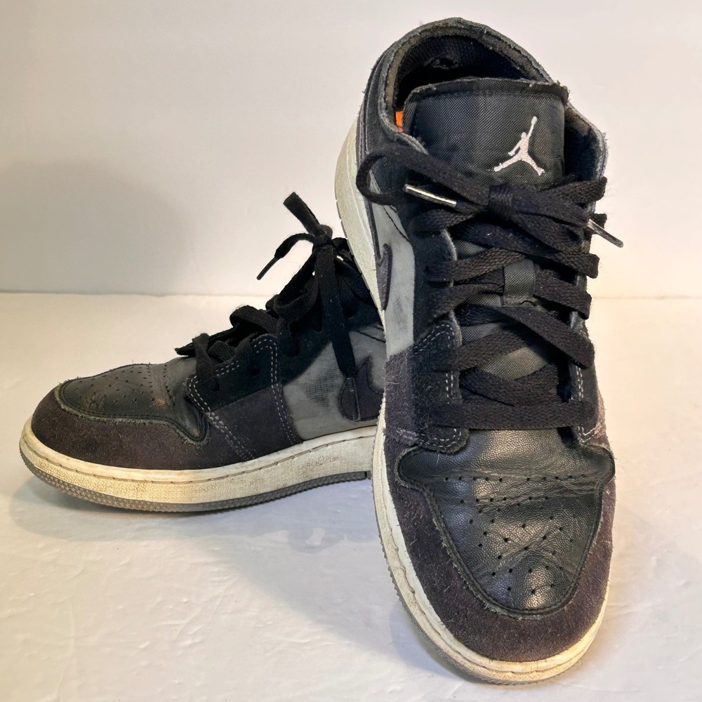 Nike Air Jordan 1 Low SE Craft Inside Out Black DV0478-001 Size 6.5Y Women 8
